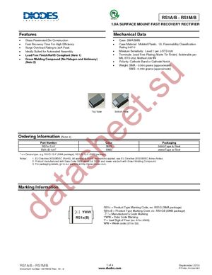 RS1G-13-F datasheet  